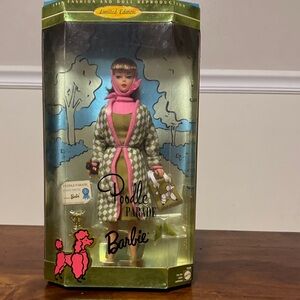 Barbie Poodle Parade in Green and Pink Ensemble